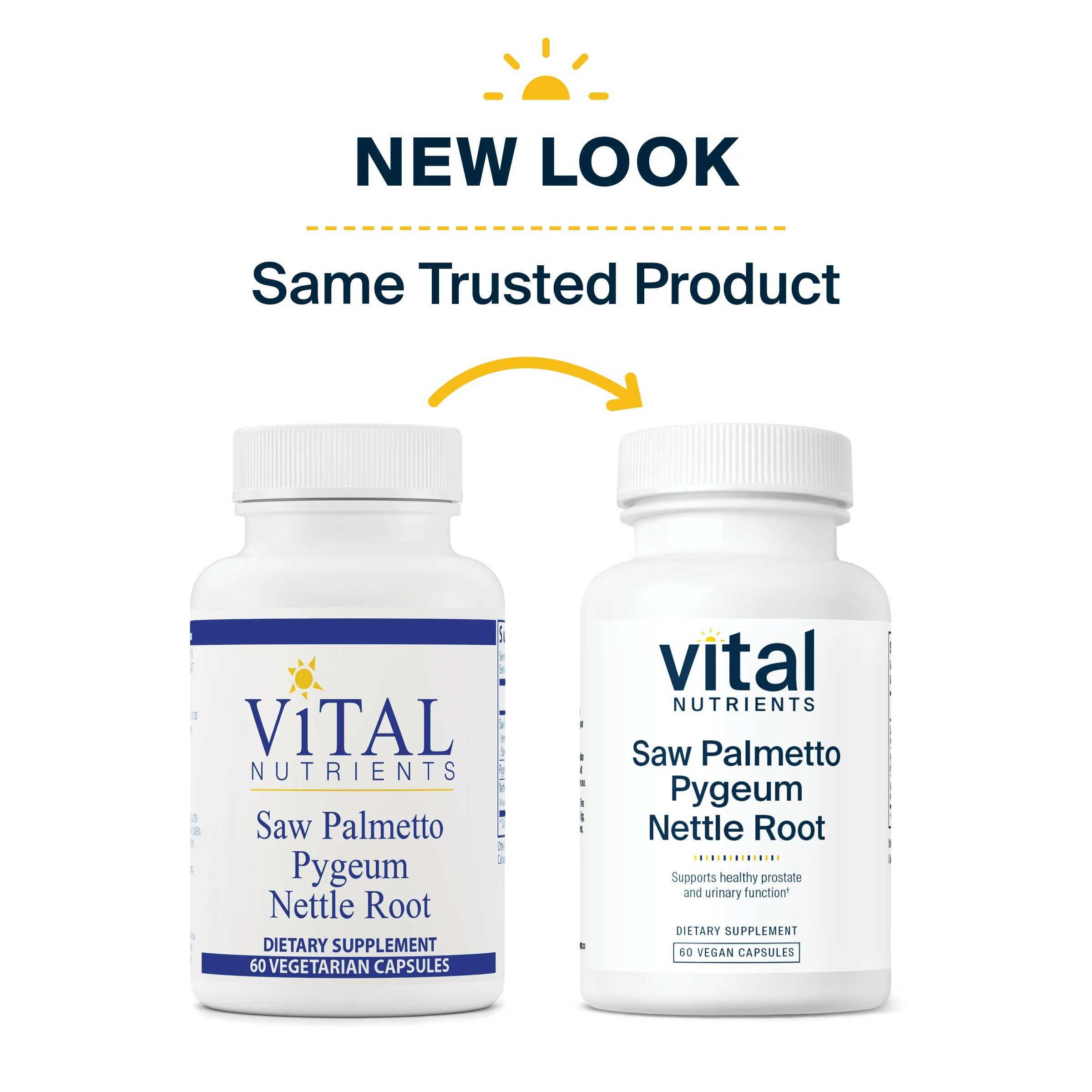 Vital Nutrients Saw Palmetto Pygeum Nettle Root New Look