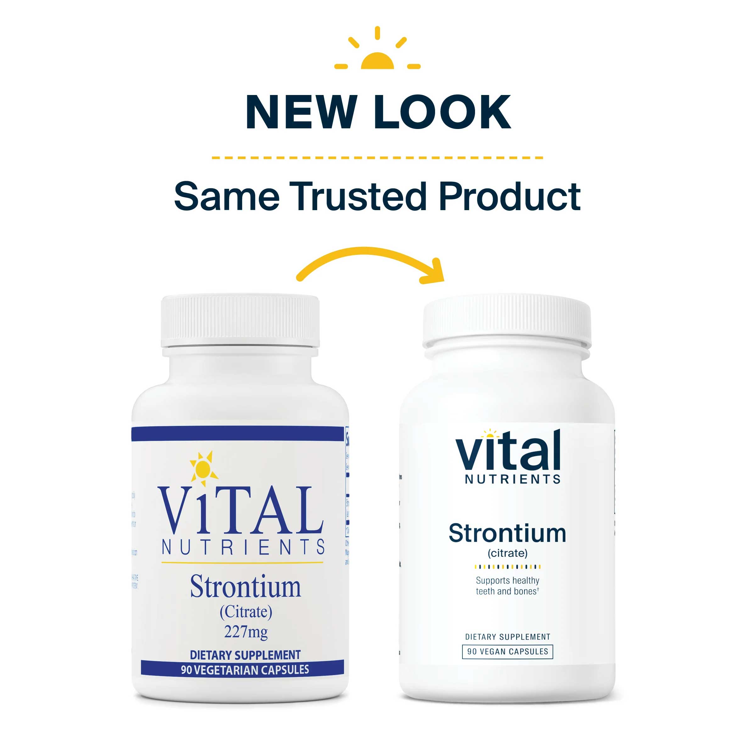 Vital Nutrients Strontium (citrate) 227mg New Look