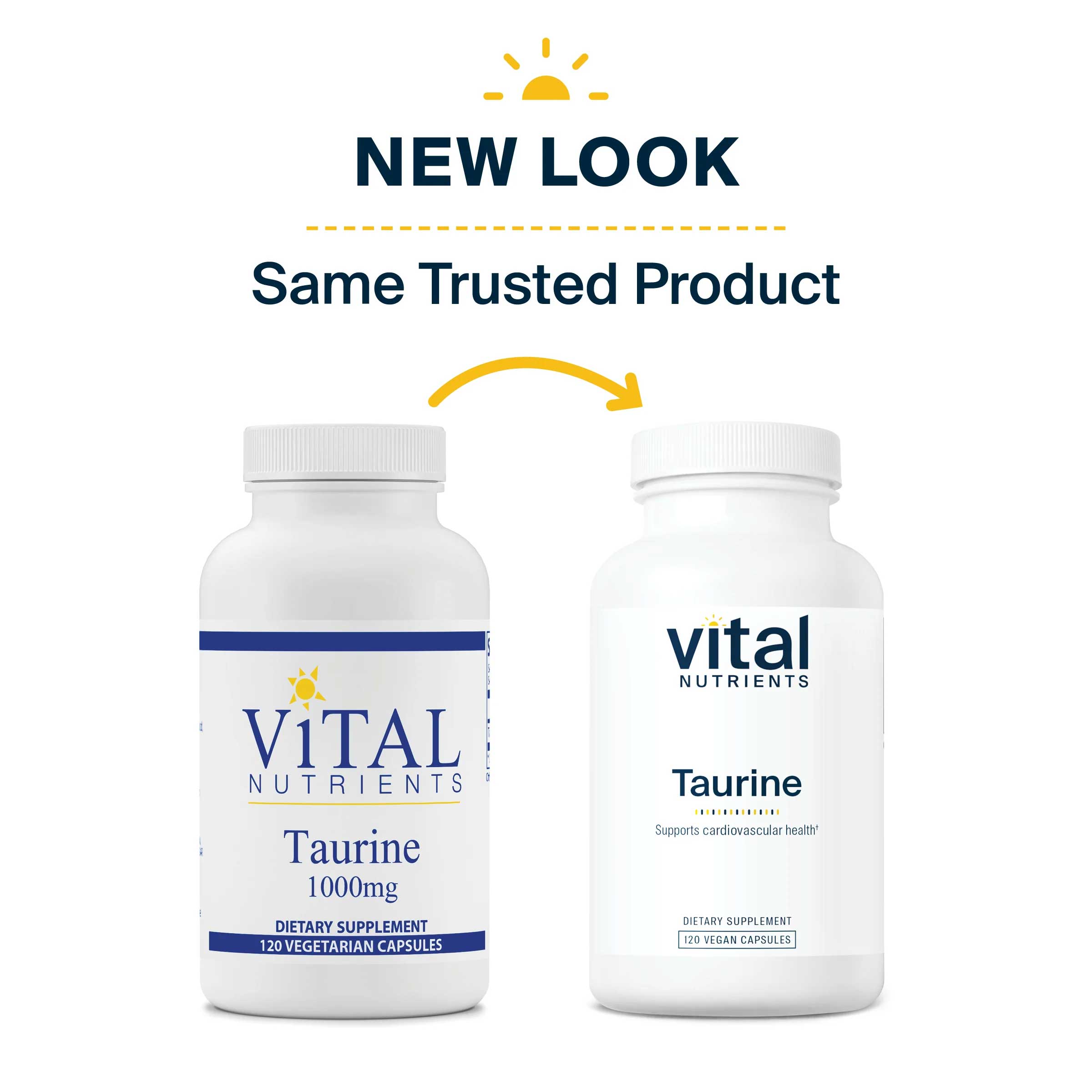 Vital Nutrients Taurine 1000mg New Look