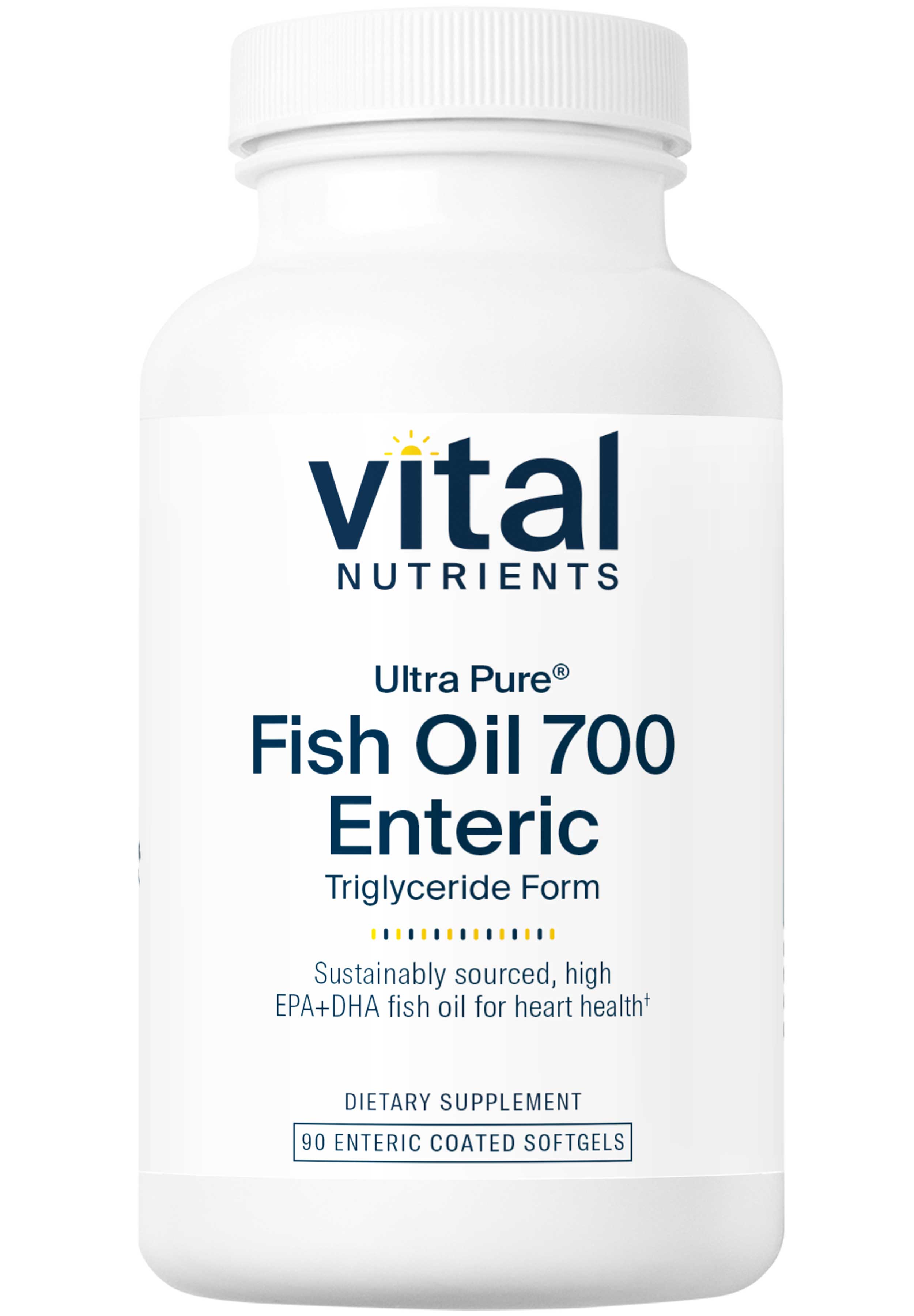 Vital Nutrients Ultra Pure® Fish Oil 700 Enteric