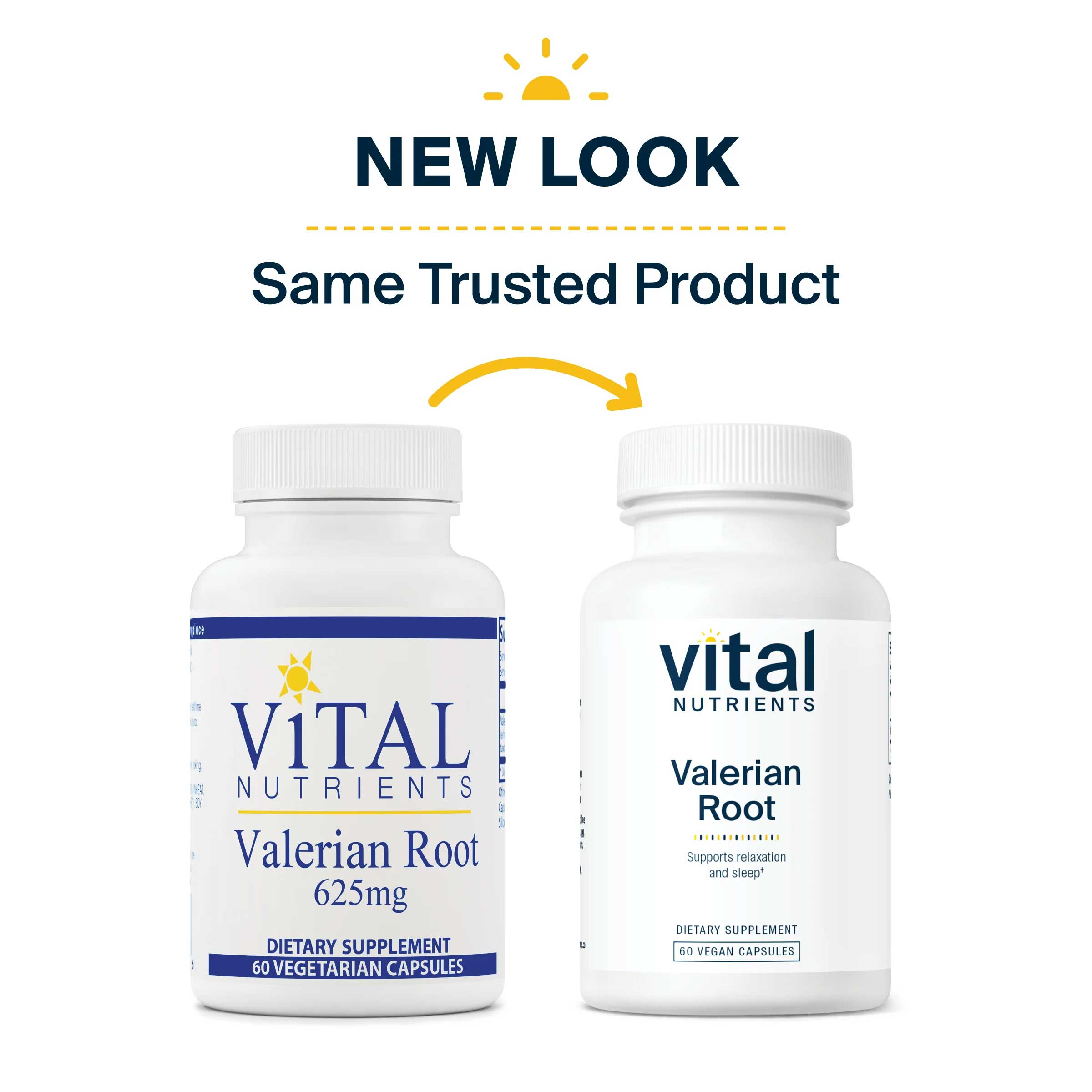 Vital Nutrients Valerian Root 625mg New Look