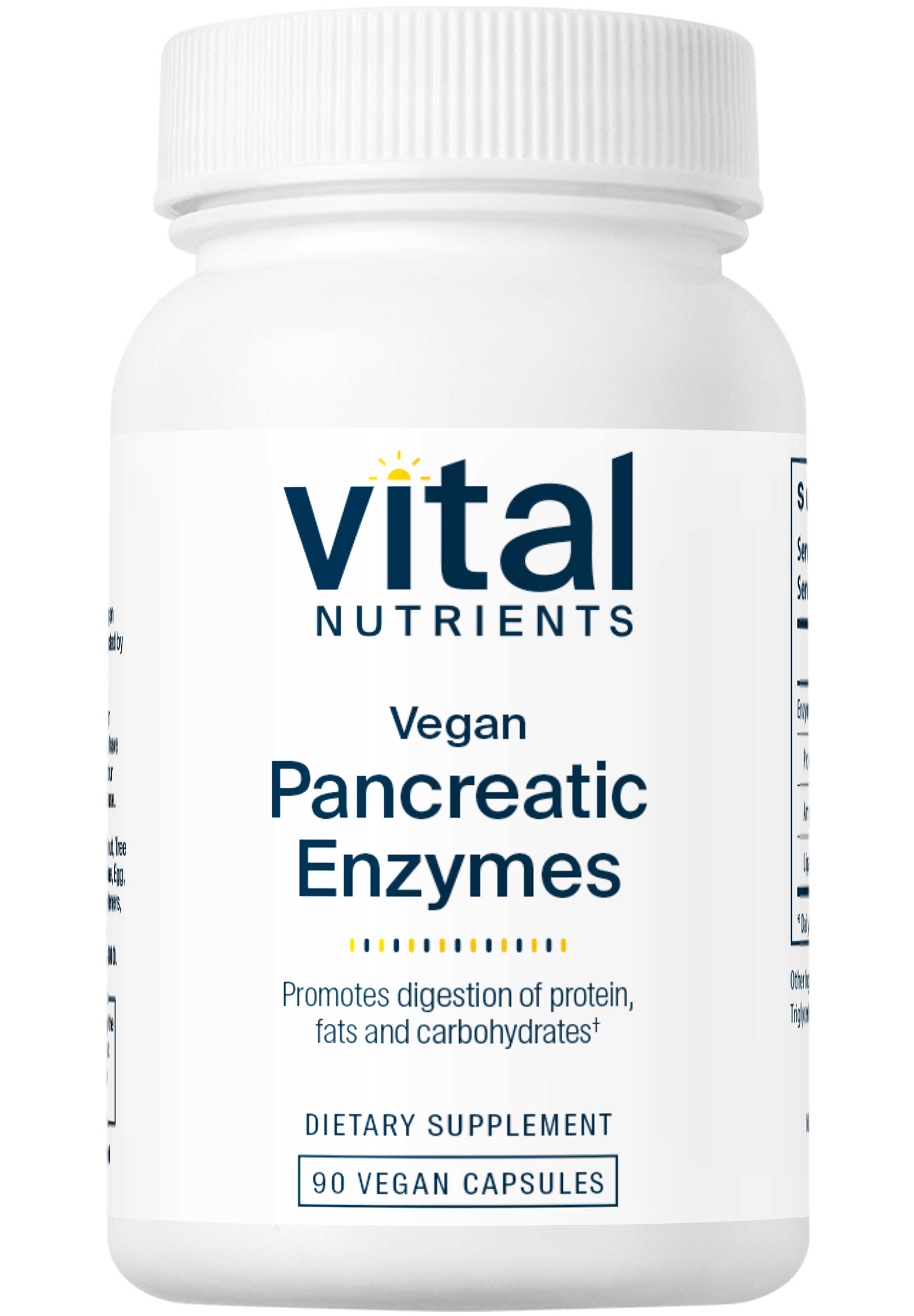 Vital Nutrients Vegan Pancreatic Enzymes