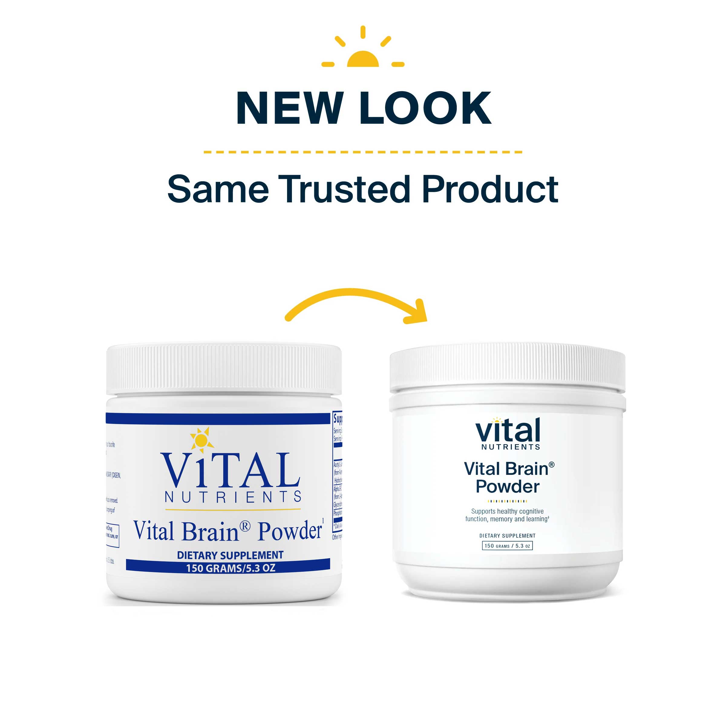 Vital Nutrients Vital Brain Powder™ New Look