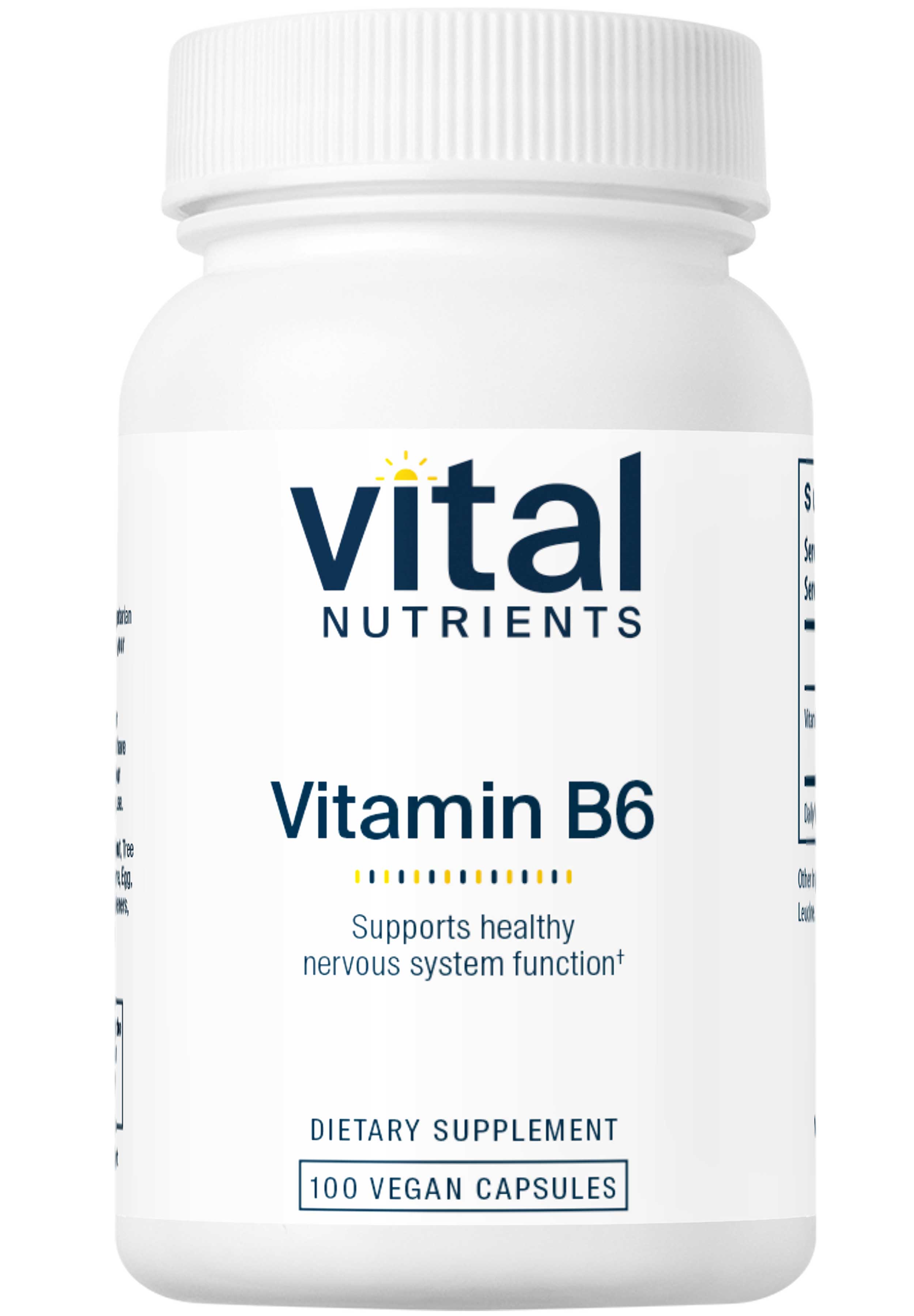 Vital Nutrients Vitamin B6 100mg