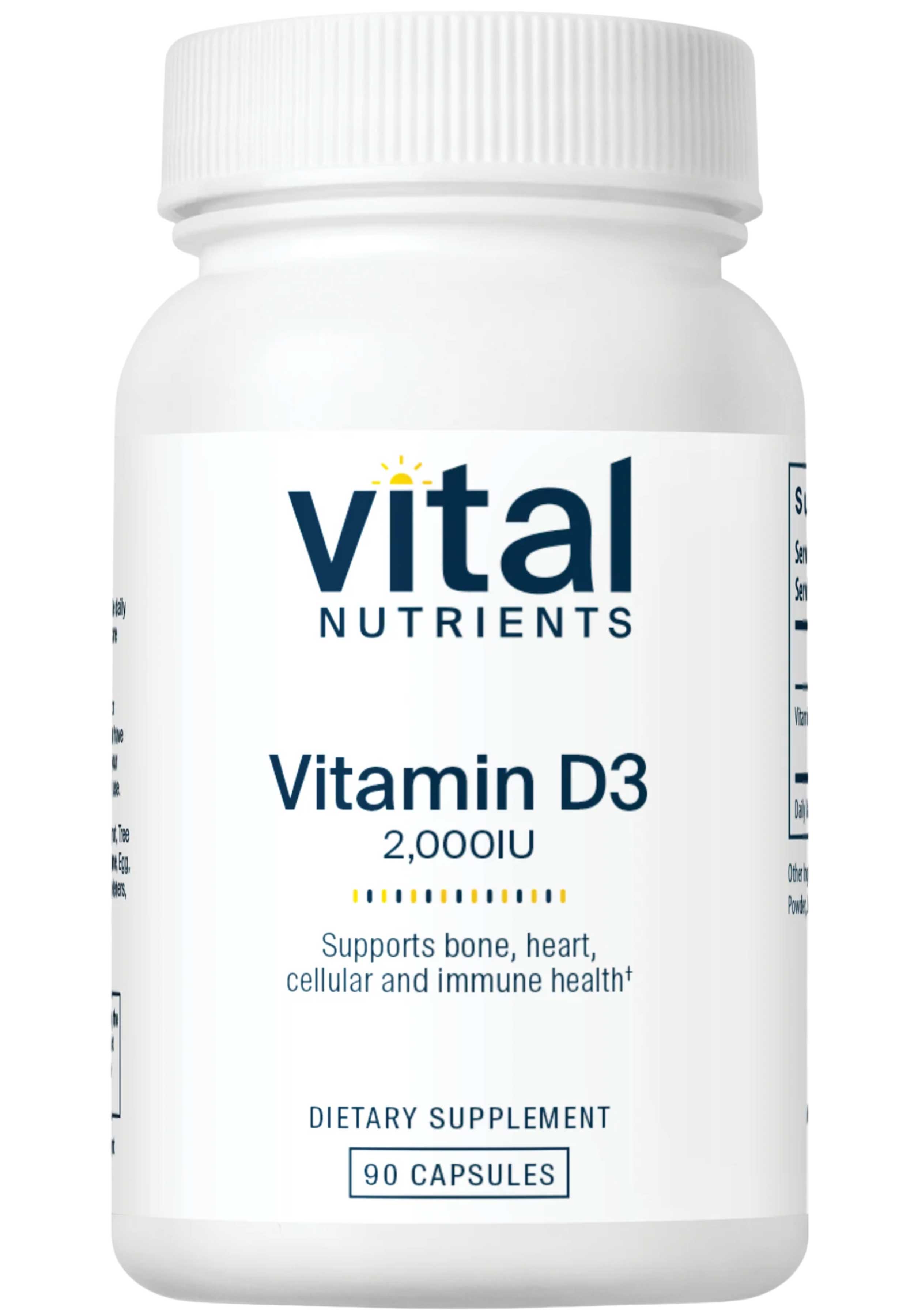 Vital Nutrients Vitamin D3 2000 IU