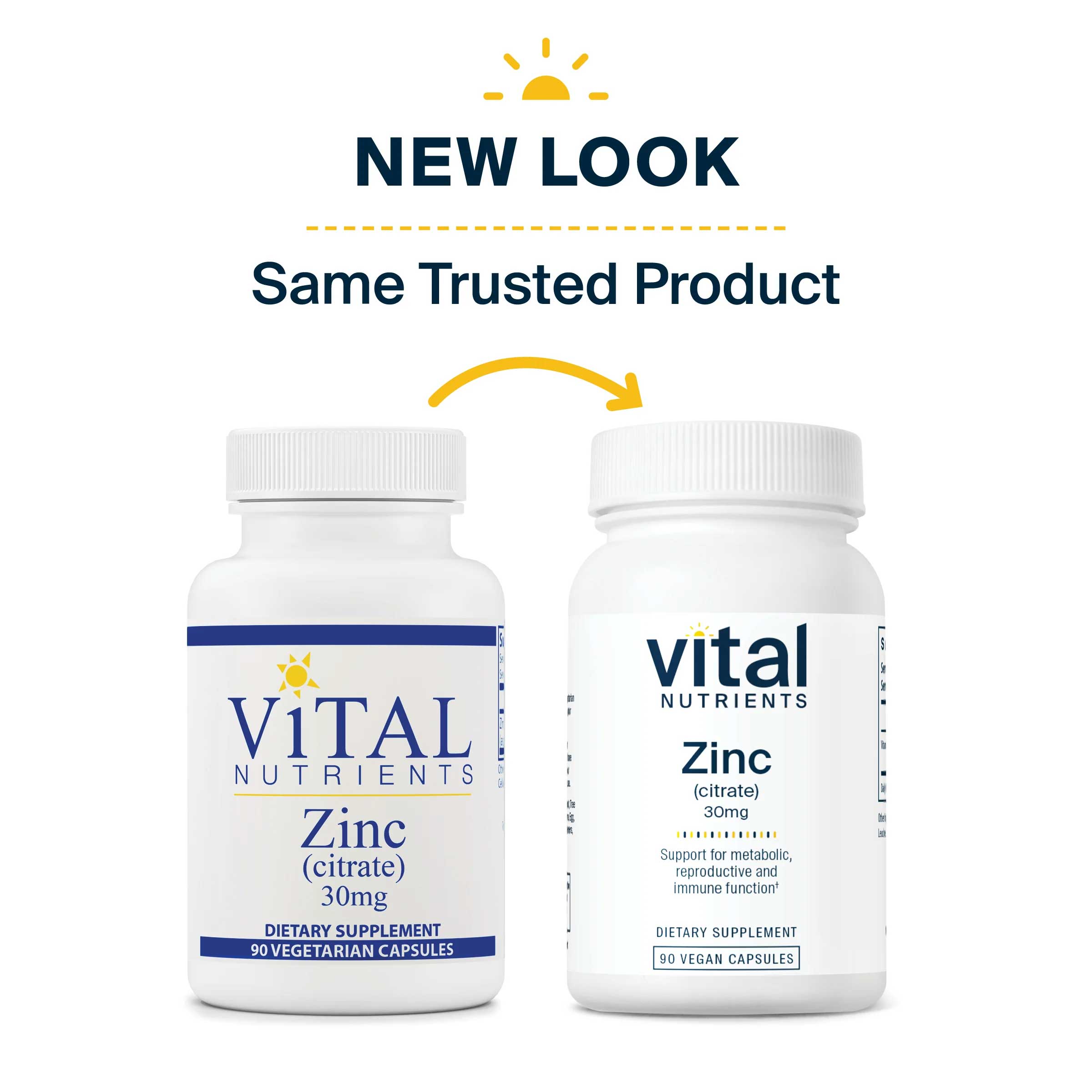 Vital Nutrients Zinc Citrate 30mg New Look