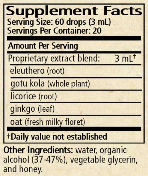 Wise Woman Herbals Adrenal Tonic Ingredients