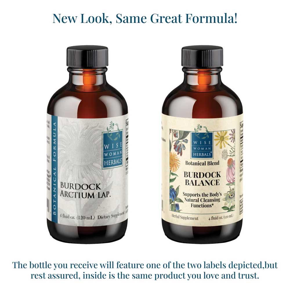 Wise Woman Herbals Burdock Balance (Arctium lap.) New Look