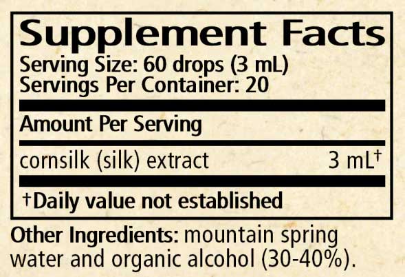Wise Woman Herbals Corn Silk (Zea mays) Ingredients