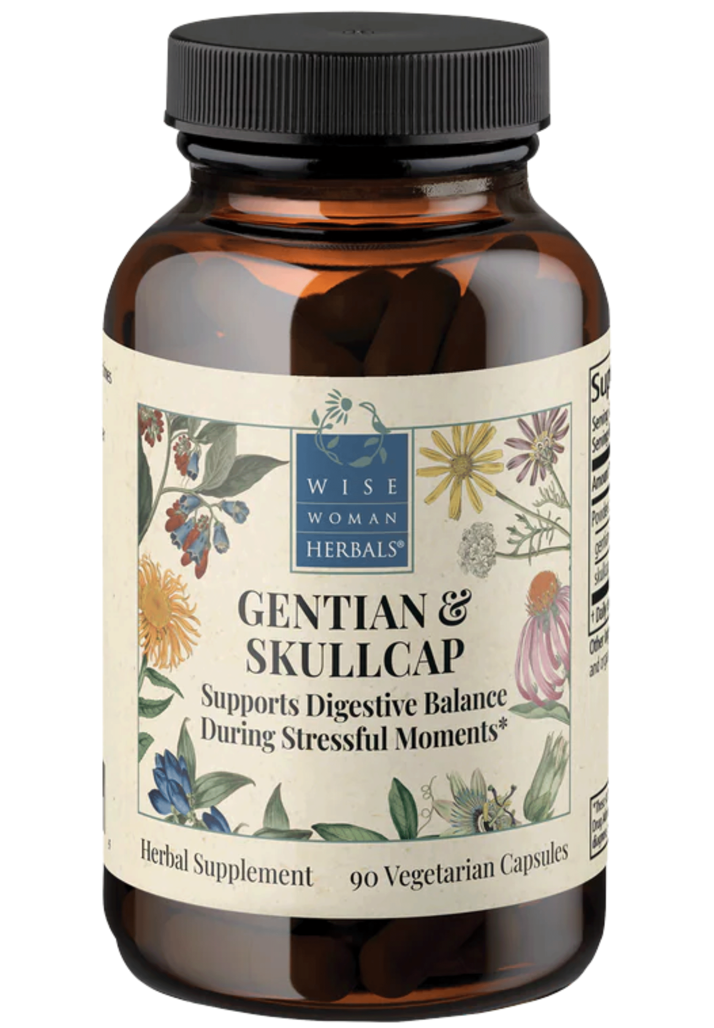 Wise Woman Herbals Gentian and Skullcap Capsules