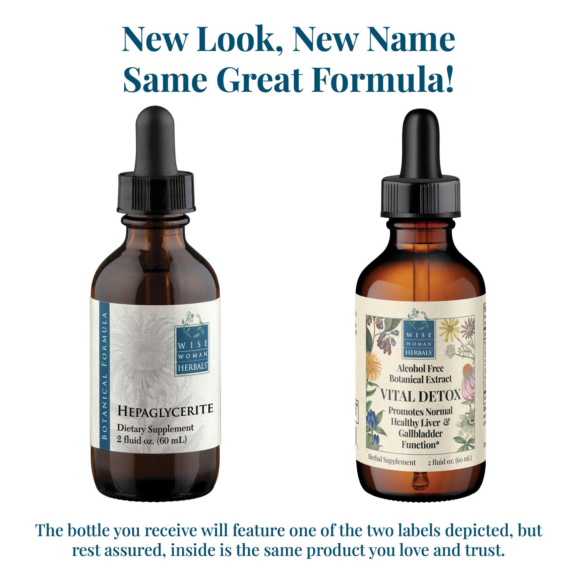 Wise Woman Herbals Vital Detox (Formerly Hepaglycerite) New Look