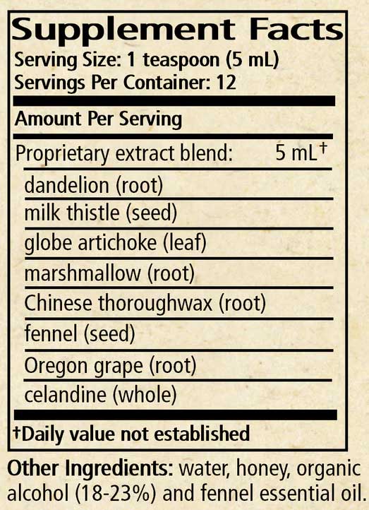 Wise Woman Herbals Livixir Ingredients