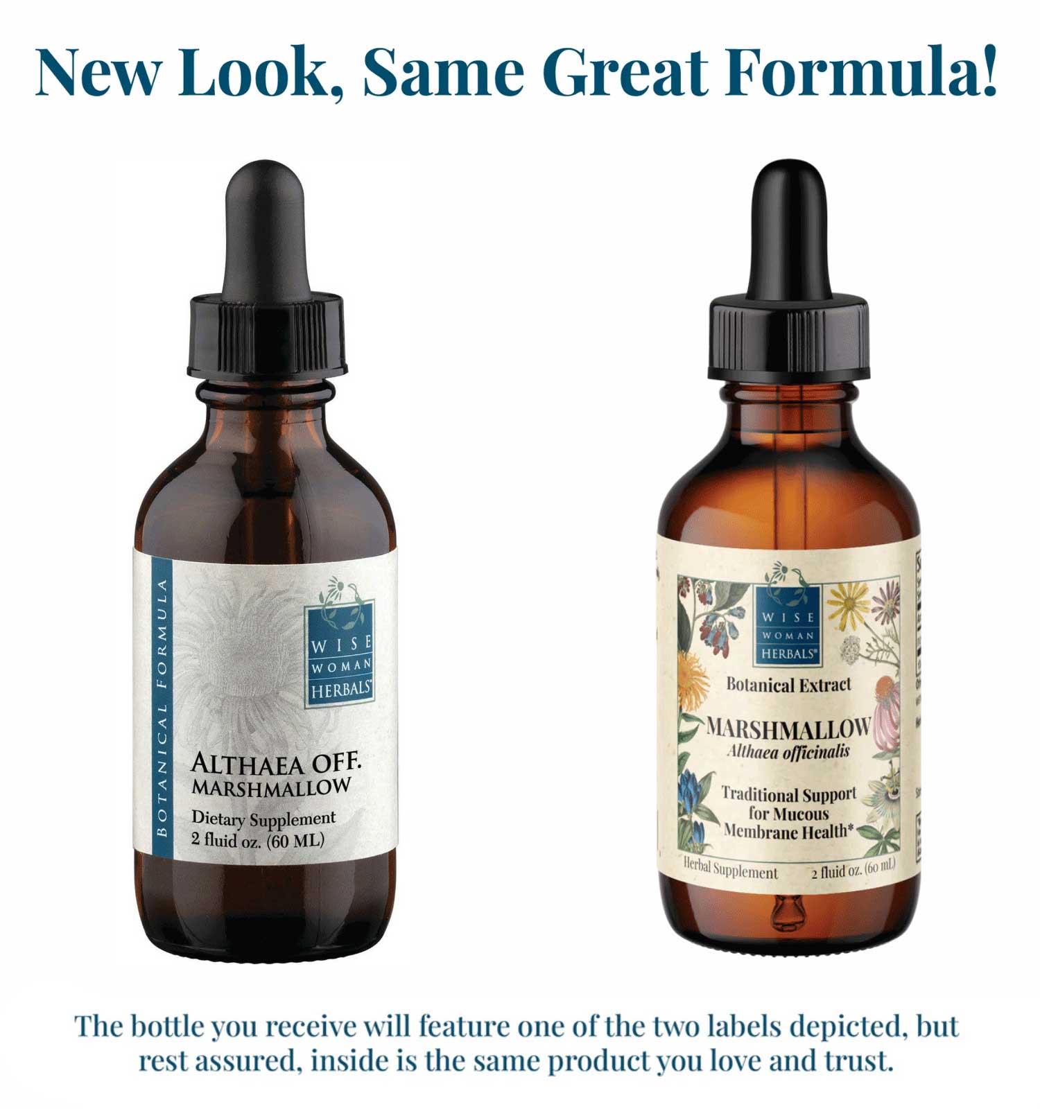 Wise Woman Herbals Marshmallow (Althaea officinalis) New Look