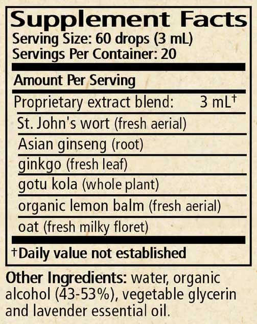 Wise Woman Herbals Mood Enhancer Ingredients