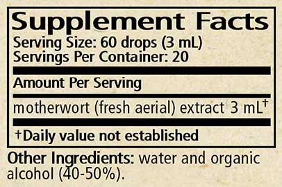 Wise Woman Herbals Motherwort Leonurus Cardiaca Ingredients