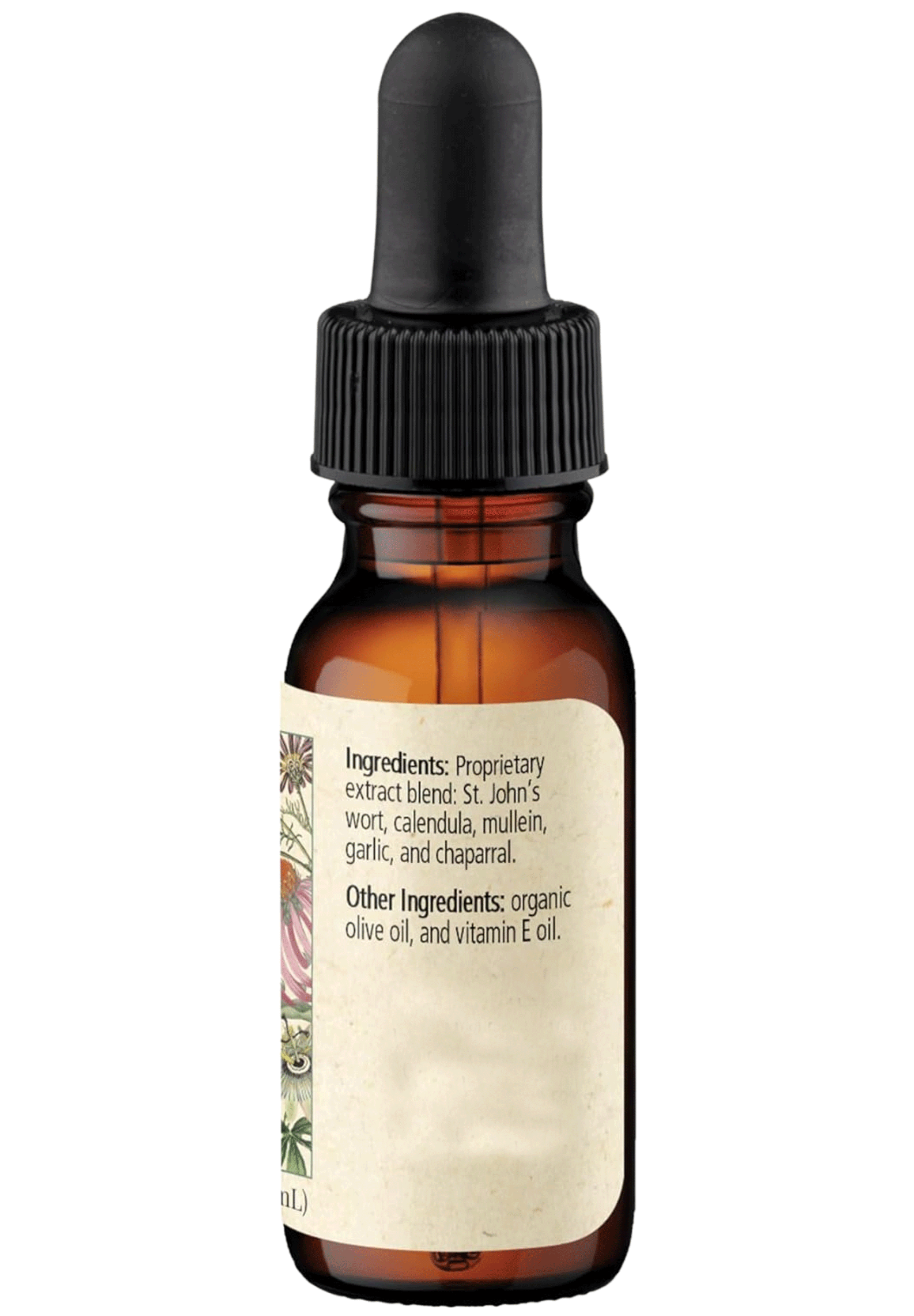 Wise Woman Herbals Mullein and Garlic Oil Ingredients