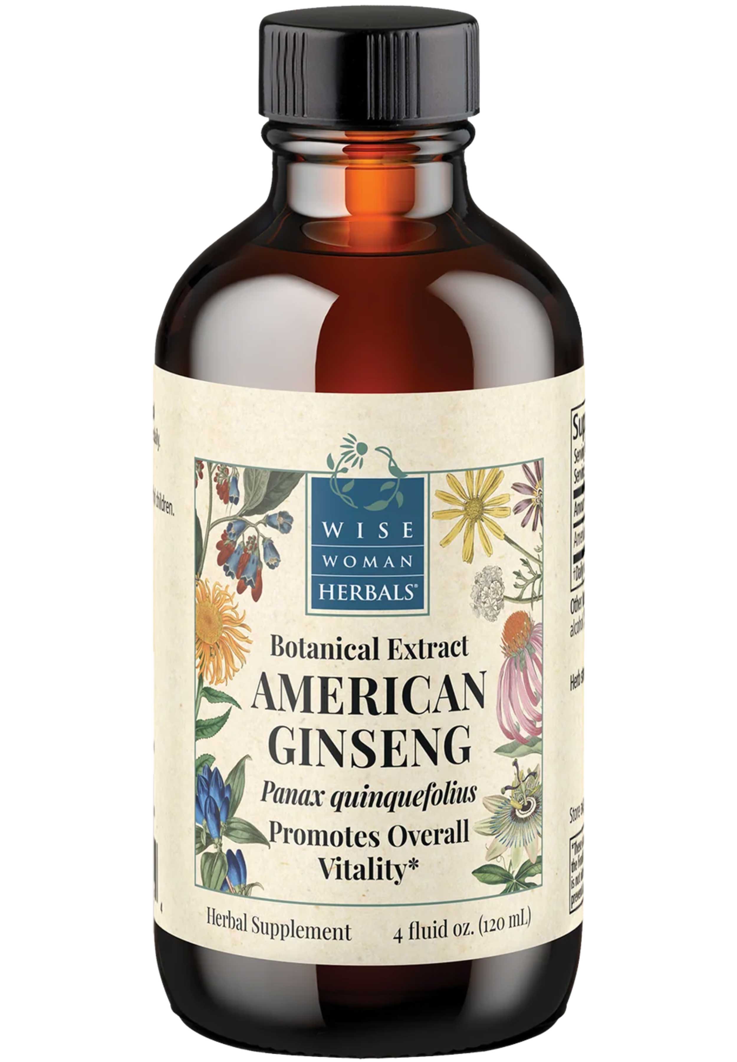 Wise Woman Herbals Panax Quinquefolius American Ginseng