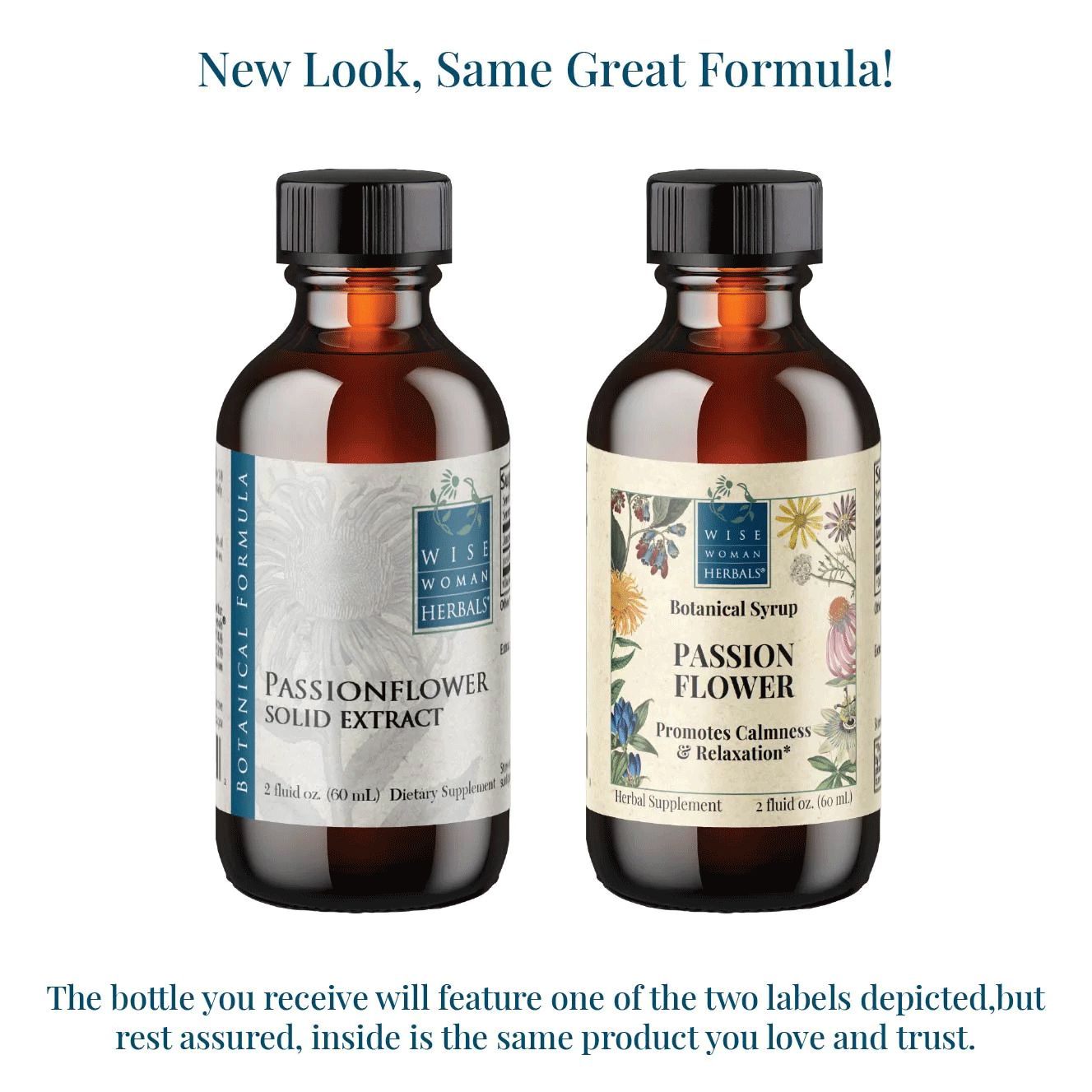 Wise Woman Herbals Passionflower Botanical Syrup (Formerly Passionflower Solid Extract) New Look