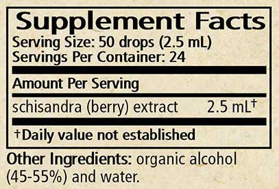 Wise Woman Herbals Schisandra Chinensis Wu Wei Zi Ingredients