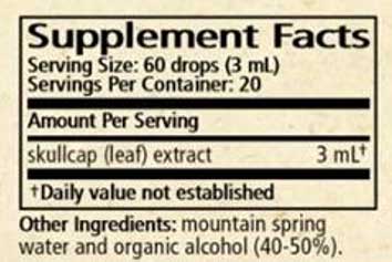 Wise Woman Herbals Skullcap (Scutellaria lateriflora) Ingredients