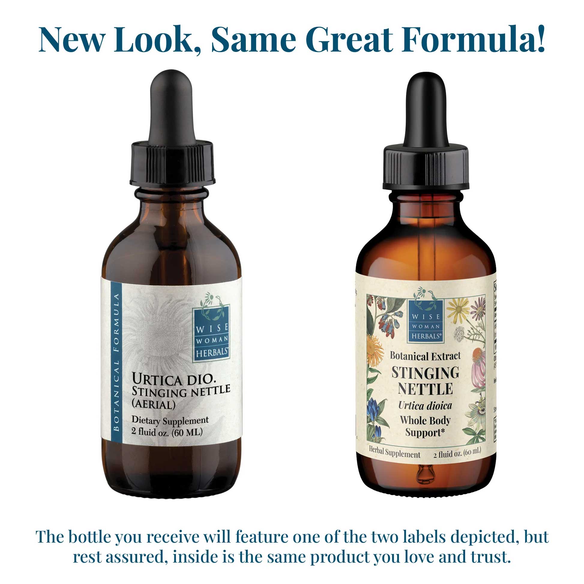 Wise Woman Herbals Stinging Nettle Urtica Dio. (Aerial) New Look