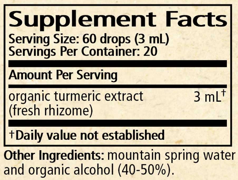 Wise Woman Herbals Turmeric (Curcuma spp.) Ingredients