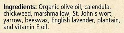 Wise Woman Herbals Wild Weed Salve Ingredients