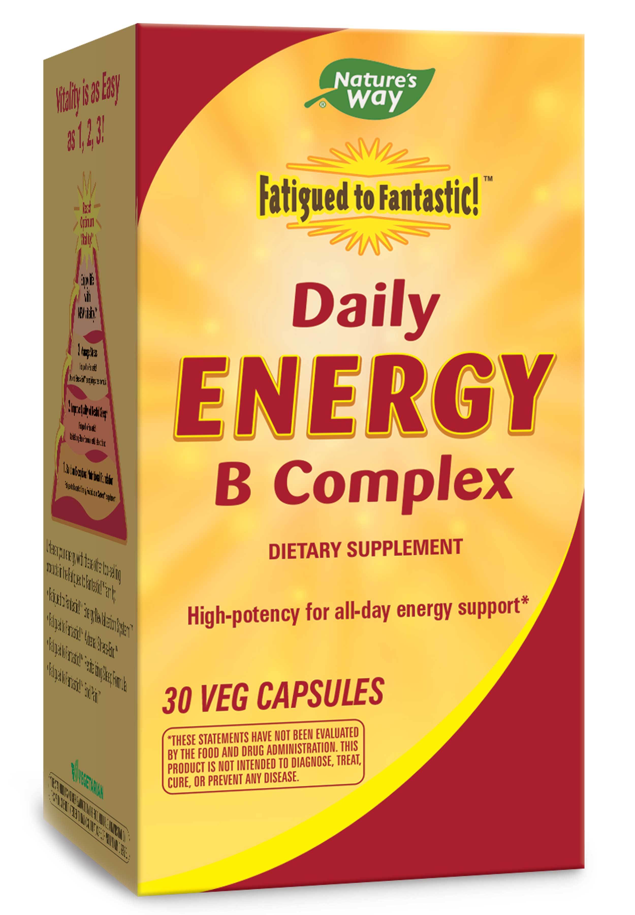 Nature's Way Fatigued to Fantastic! Daily Energy B Complex