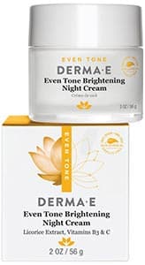 DermaE Natural Bodycare Evenly Radiant Night Crème