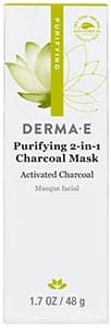 DermaE Natural Bodycare Purifying 2-in-1 Charcoal Mask 48 g (1.7 oz)