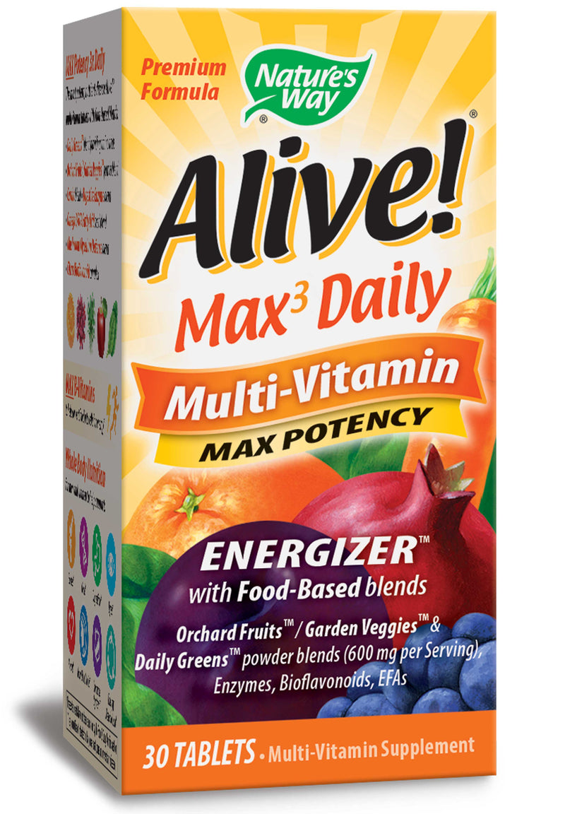 Nature's Way Alive! Max3 Potency Multivitamin (with iron)