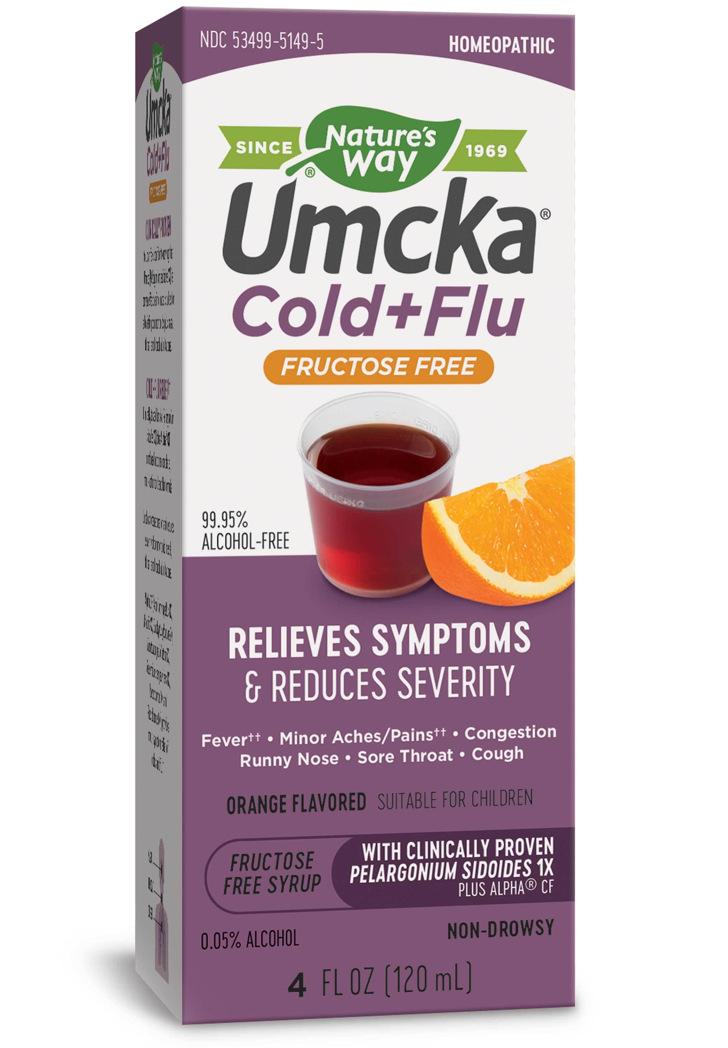 Nature's Way Umcka® Cold+Flu Syrup Orange Flavor