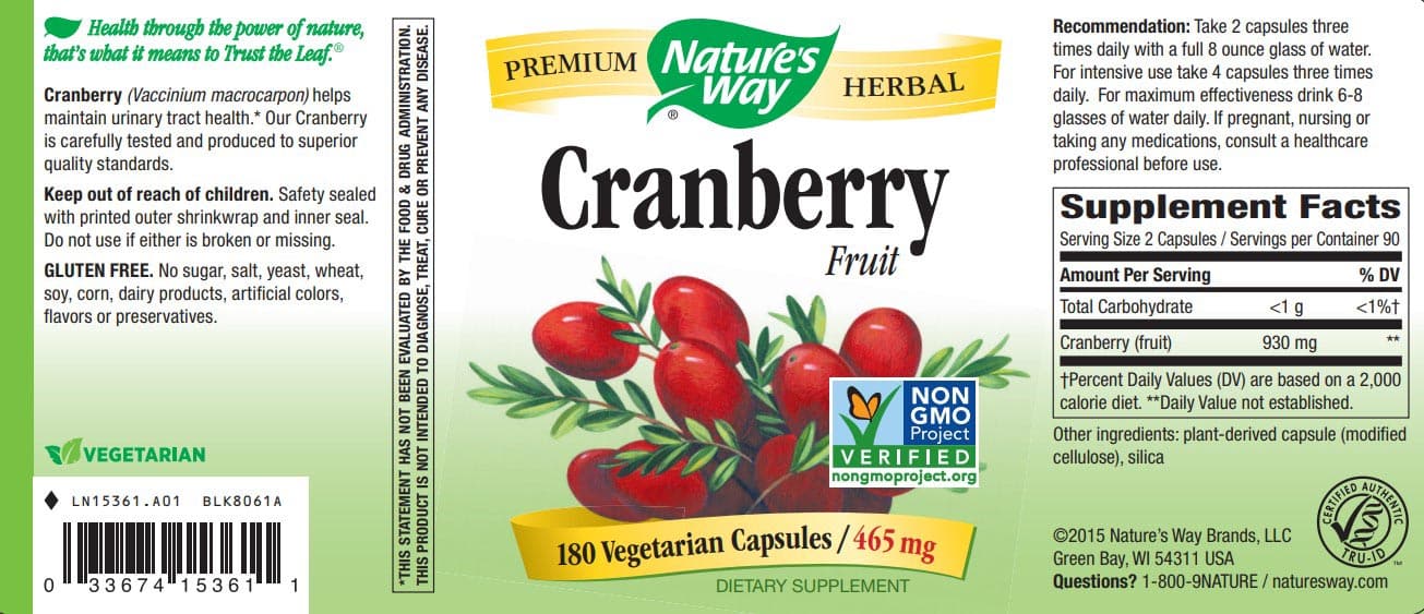 Nature's Way Cranberry Fruit