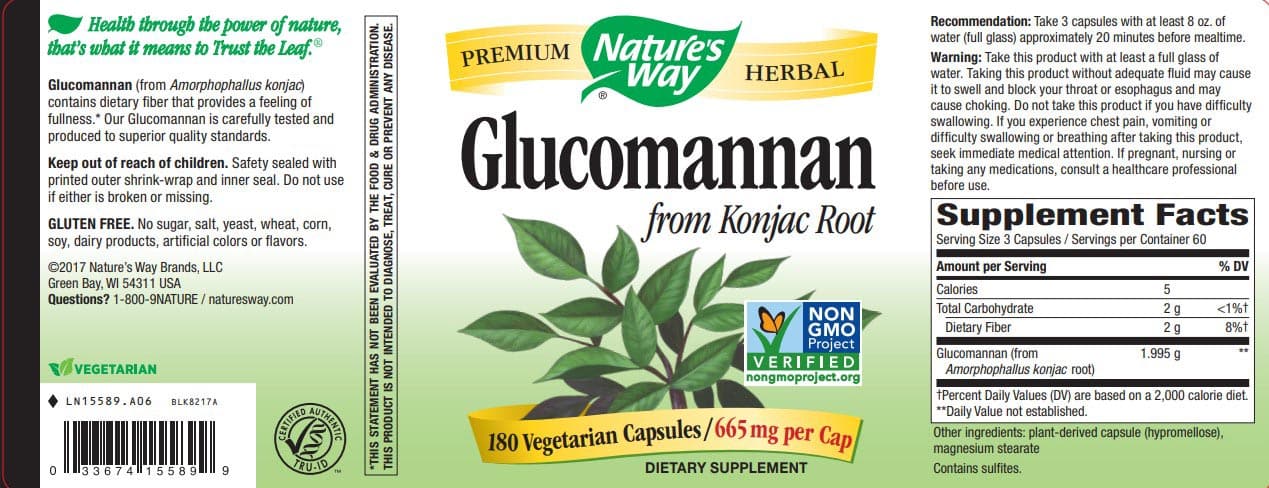 Nature's Way Glucomannan