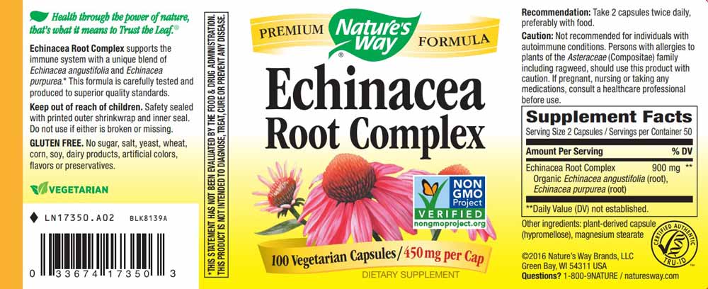 Nature's Way Echinacea Root Complex