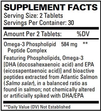 EuroMedica EurOmega-3 Omega-3 Plus Phospholipids and Peptides (Salmon DHA/EPA)
