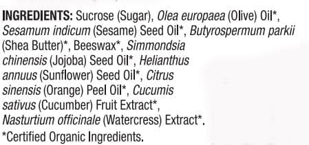 Dr. Mercola Organic Sugar Exfoliator Ingredients