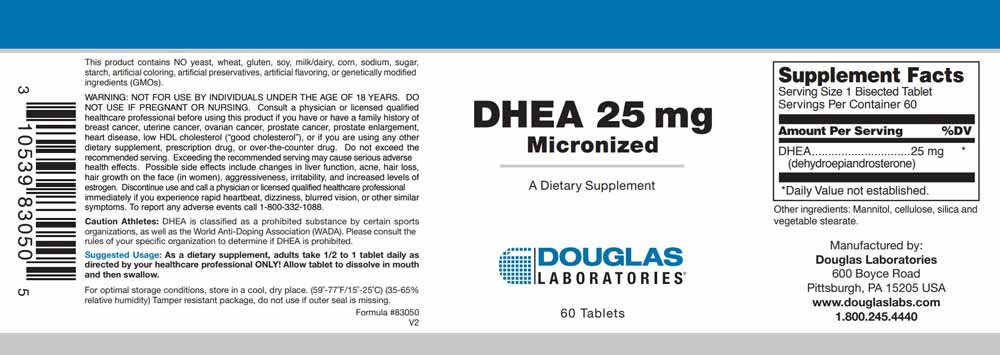 Douglas Laboratories DHEA 25mg