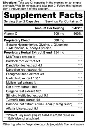 Advanced Naturals Total Body Rapid Detox Kit