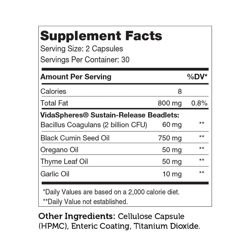 Advanced Nutrition By Zahler CandAid Ingredients