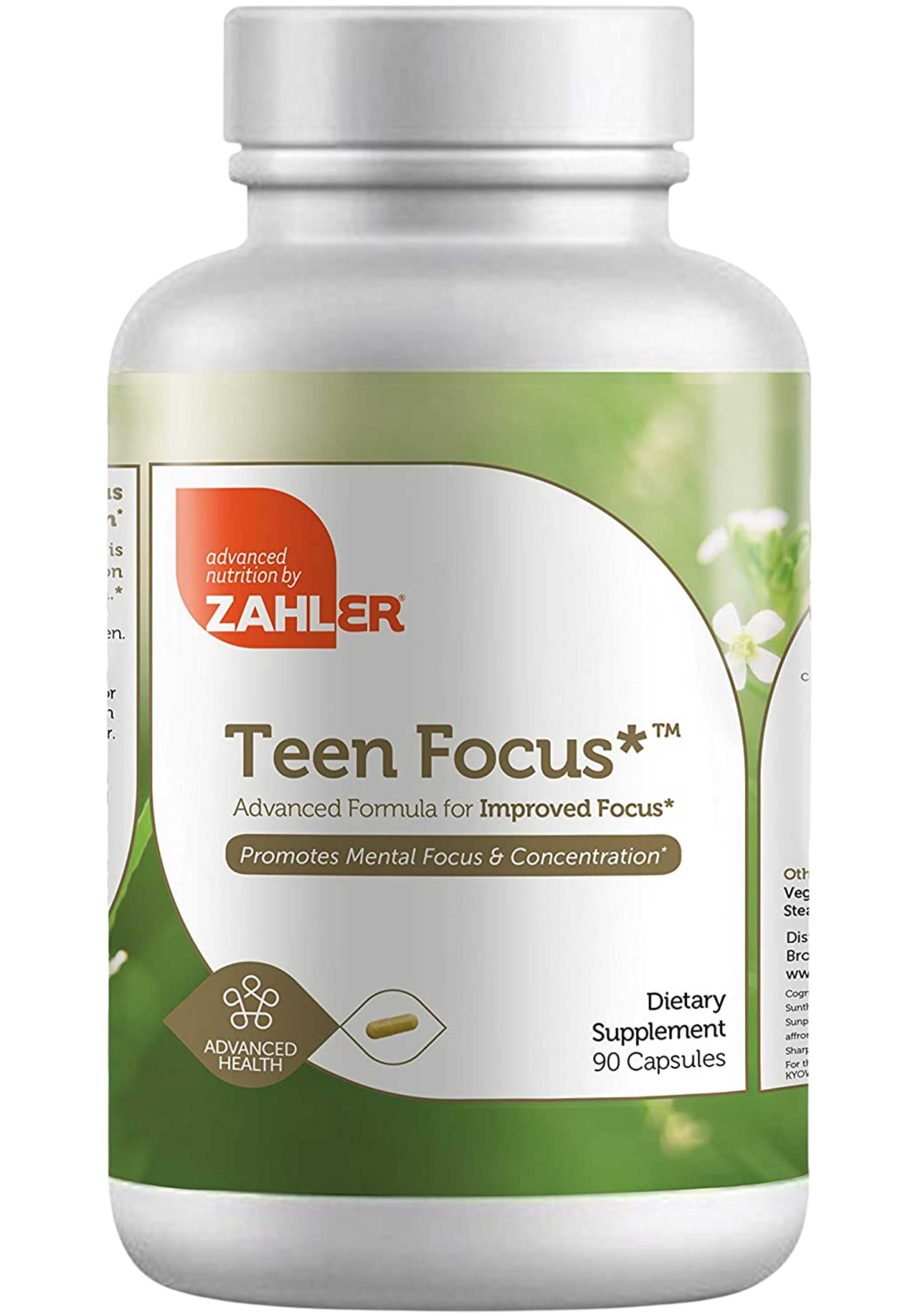 Advanced Nutrition By Zahler Teen Focus