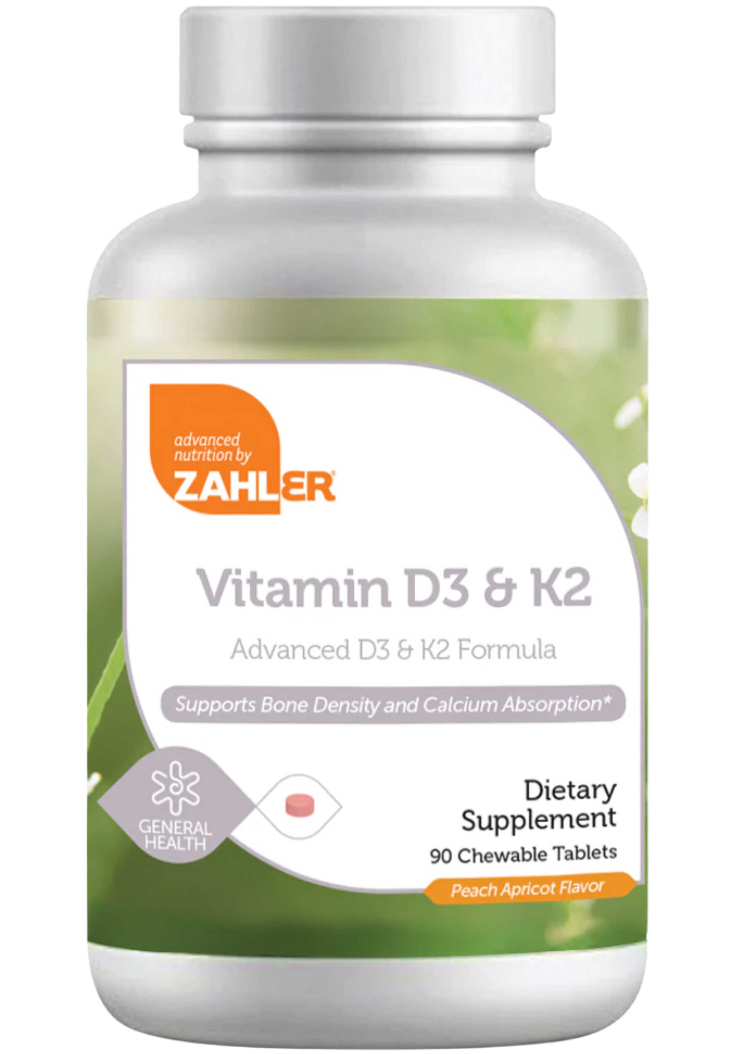 Advanced Nutrition By Zahler Vitamin D3 & K2 Chewable