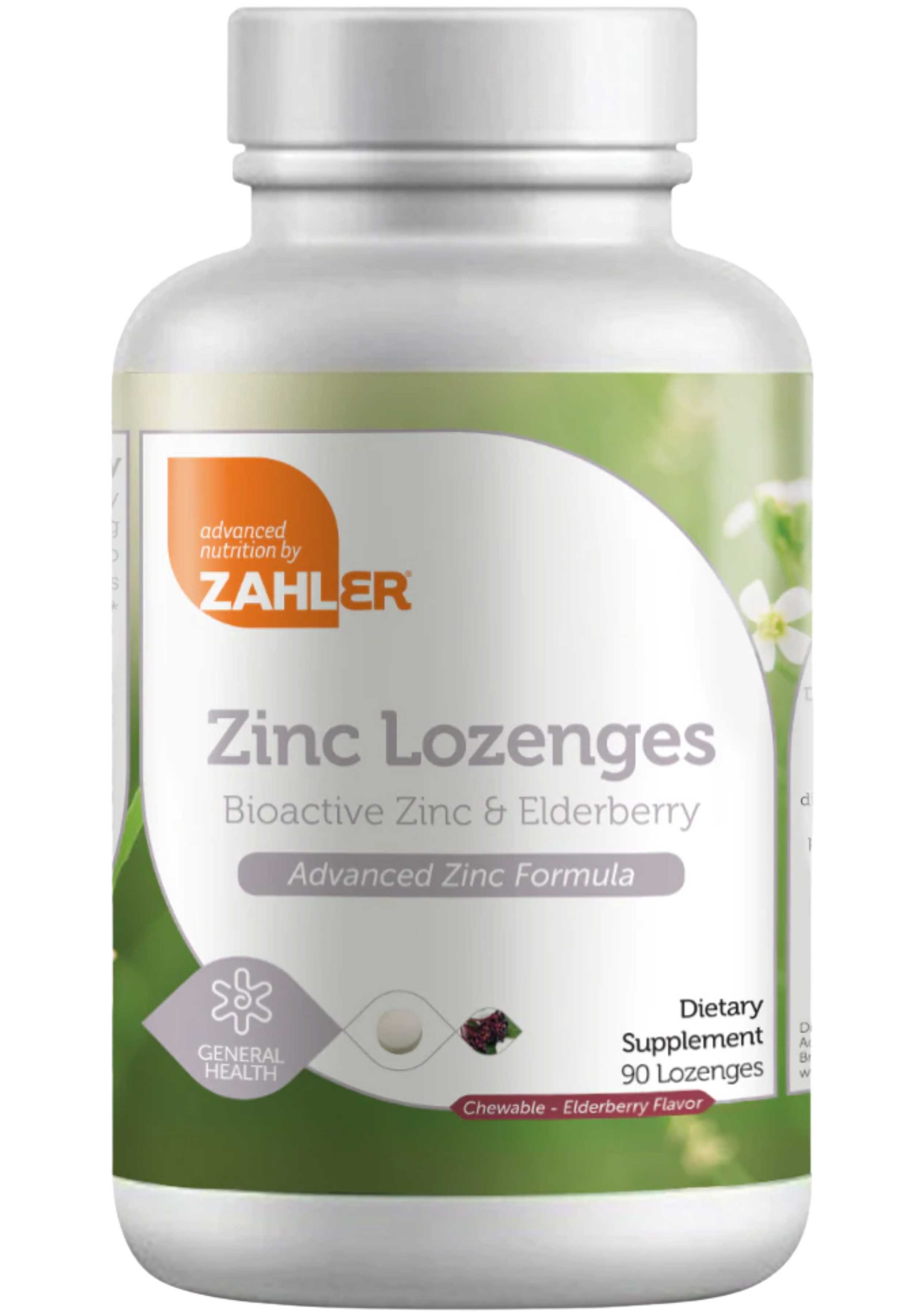 Advanced Nutrition By Zahler Zinc + Elderberry Lozenges