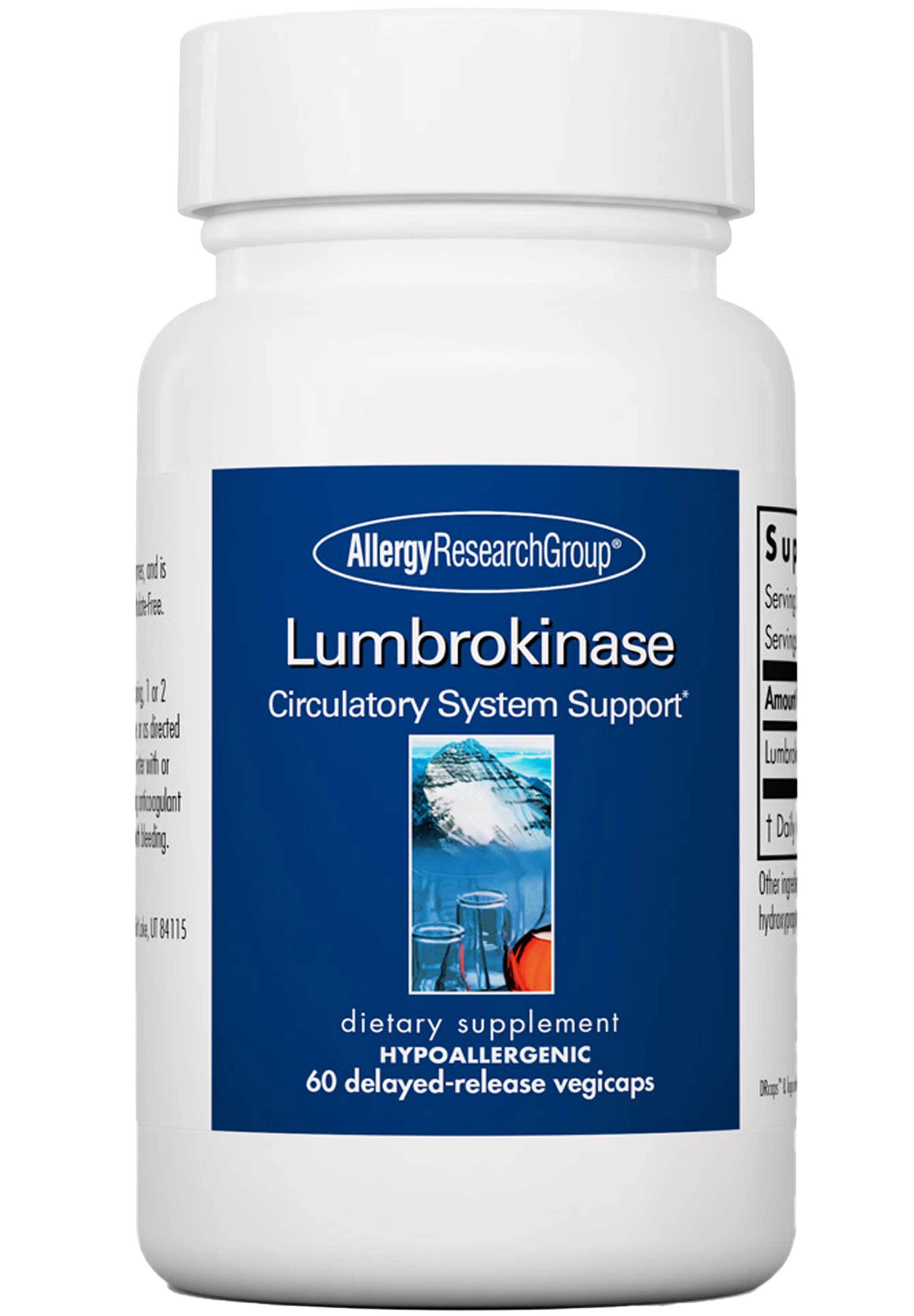 Allergy Research Group Lumbrokinase