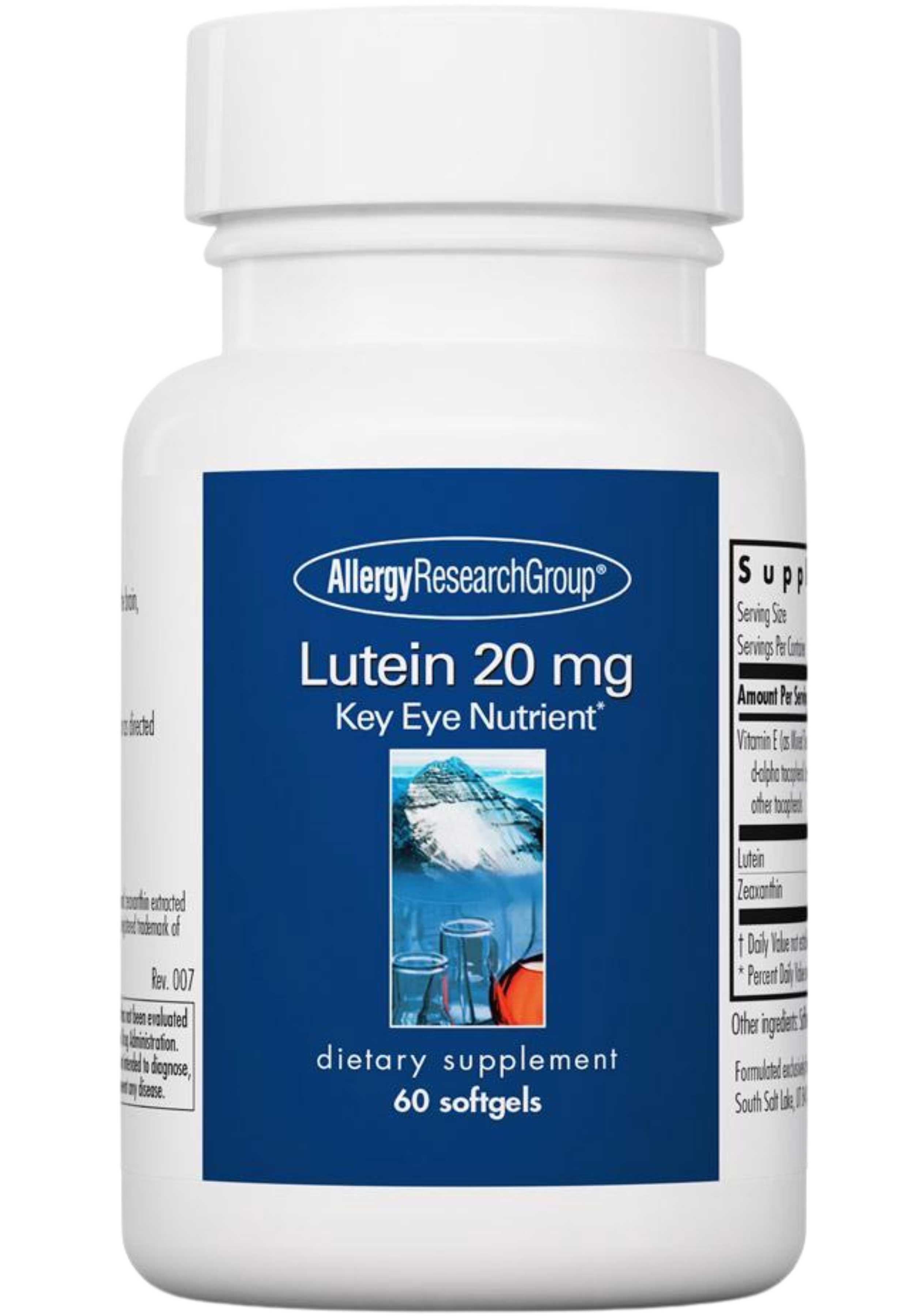 Allergy Research Group Lutein