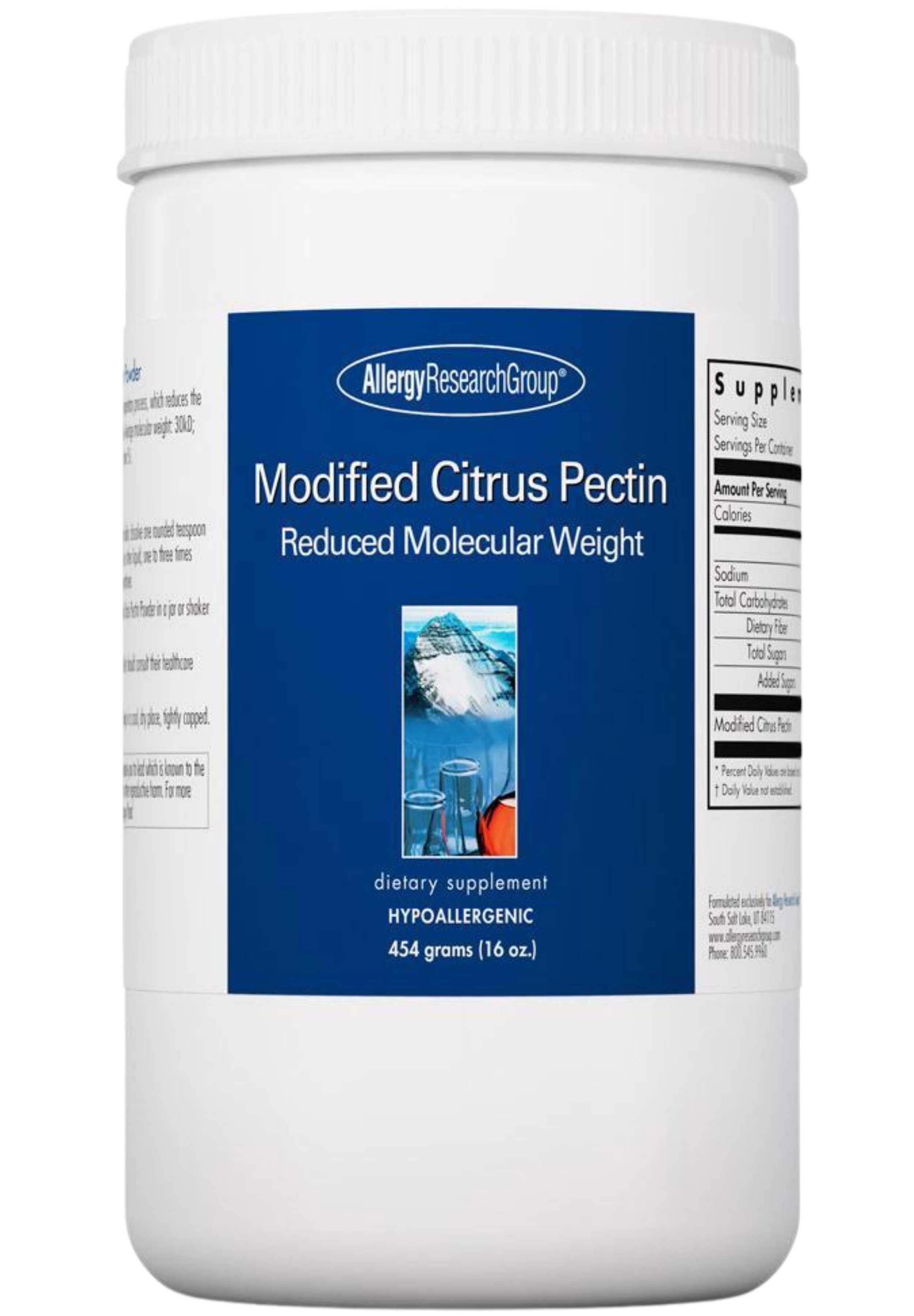 Allergy Research Group Modified Citrus Pectin Powder
