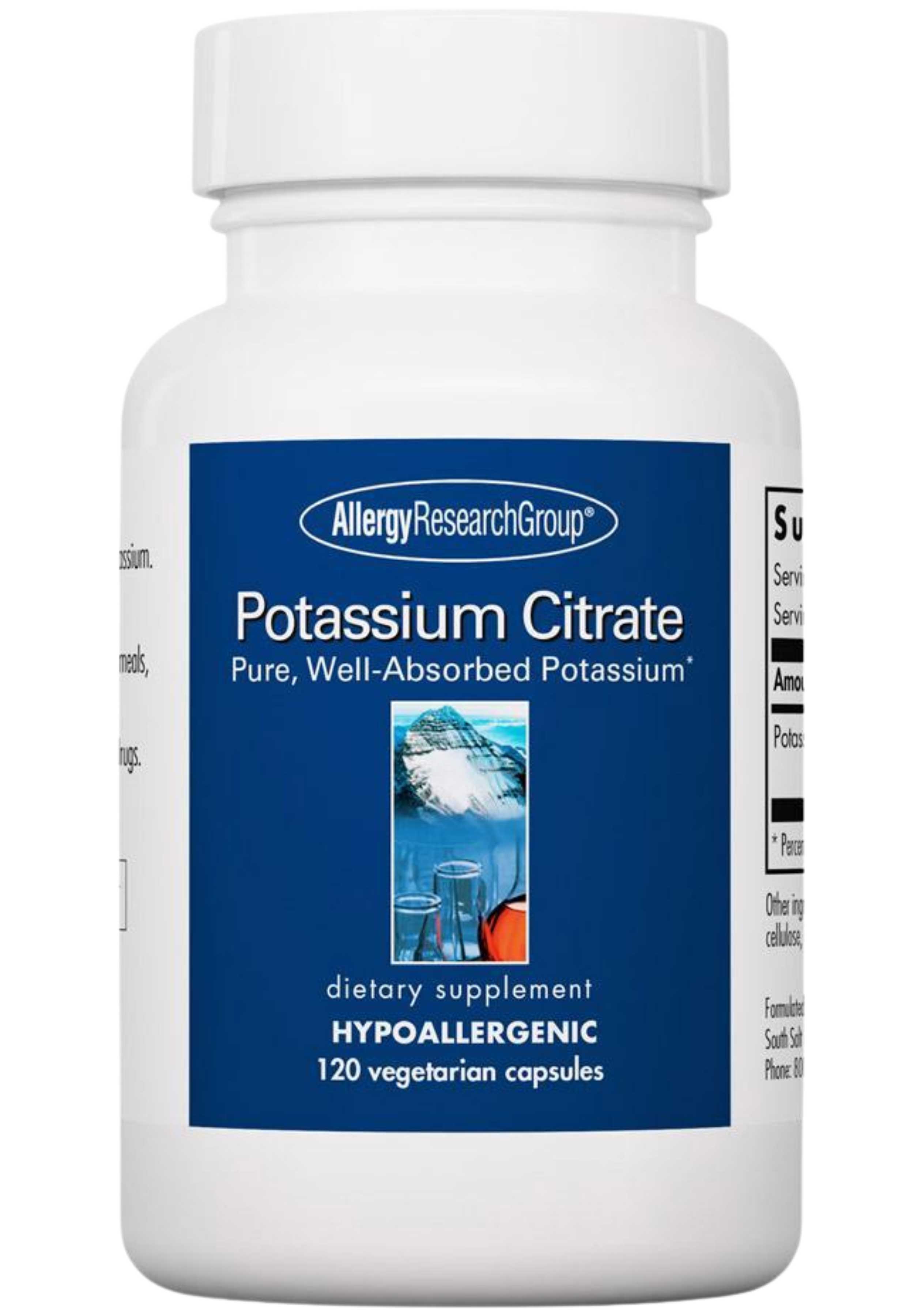 Allergy Research Group Potassium Citrate