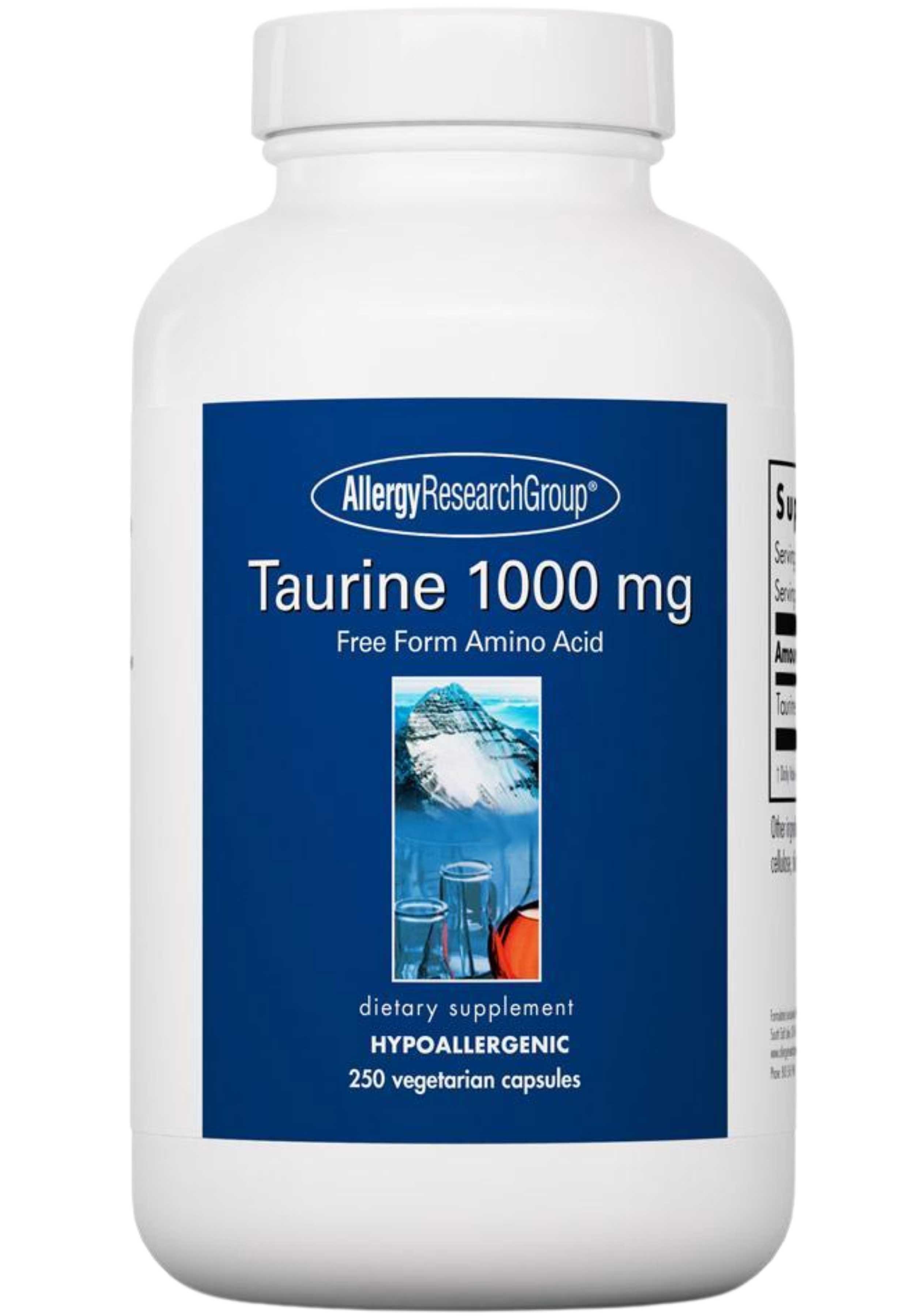Allergy Research Group Taurine 1000 mg