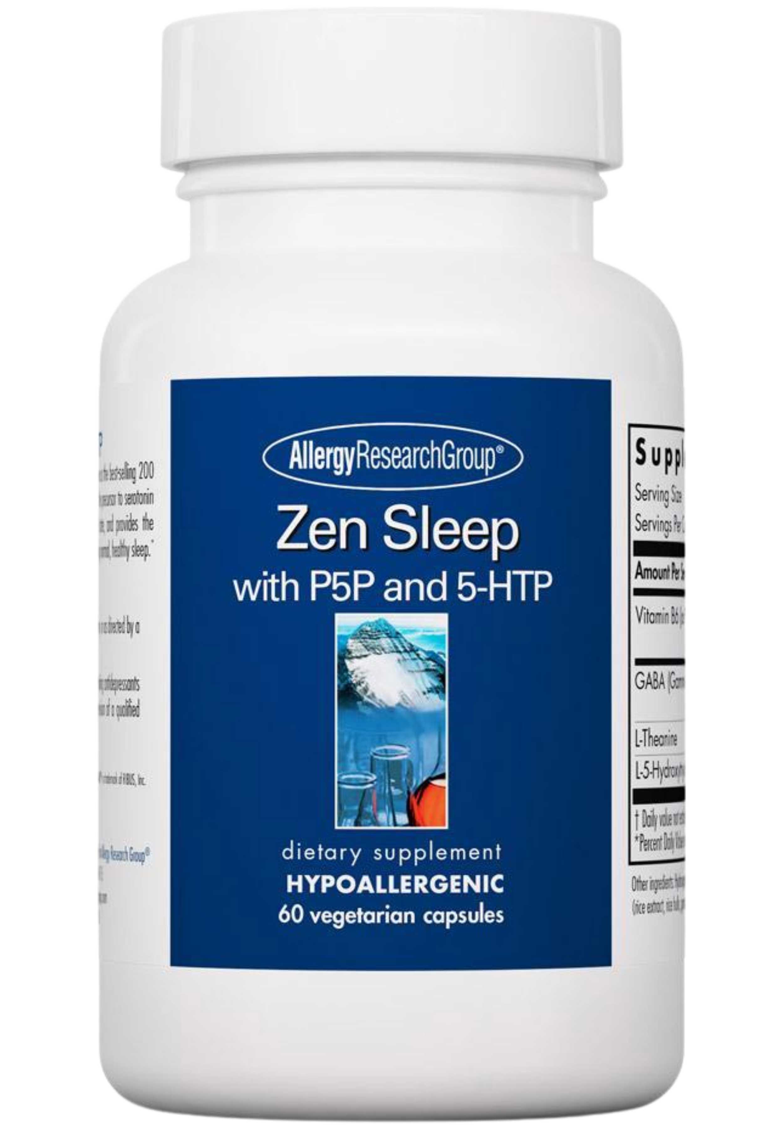 Allergy Research Group Zen Sleep with P5P and 5-HTP