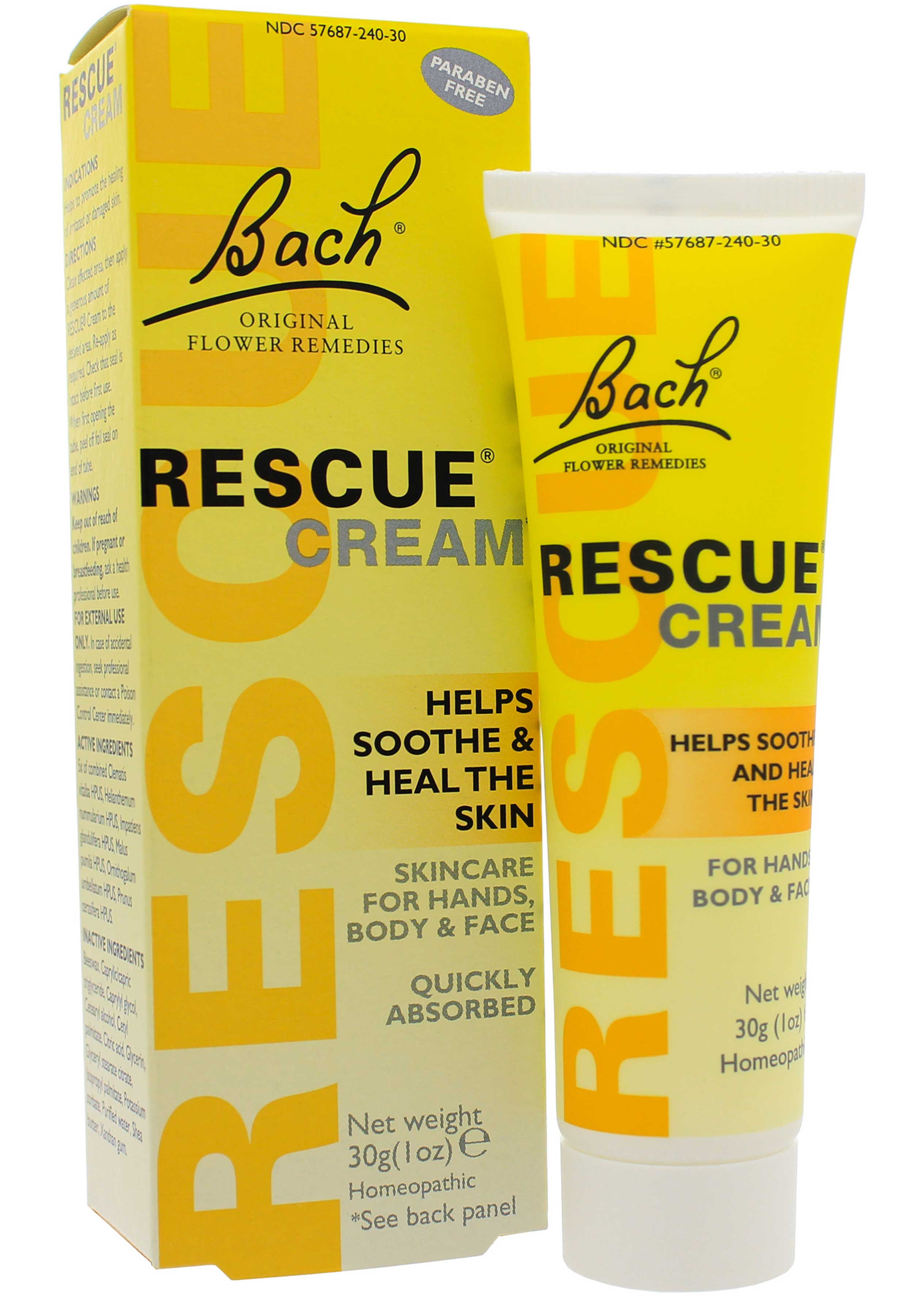 Bach Flower Remedies Rescue Cream